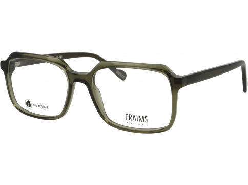 FRAIMS Brille Unisex FRAIMS NATURE 03-31140-02 Ylan, dunkelgrün glänzend