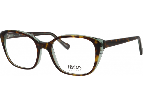 FRAIMS Brille Damen FRAIMS NATURE 03-31110-02 Hazel Havanna / Salbei transparent glänzend