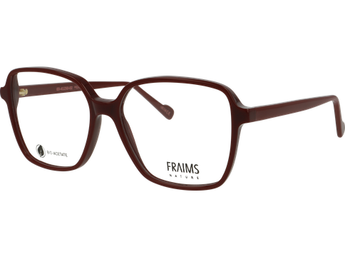 FRAIMS Brille Unisex FRAIMS NATURE 03-41250-02 Rose II, Bordeaux glänzend