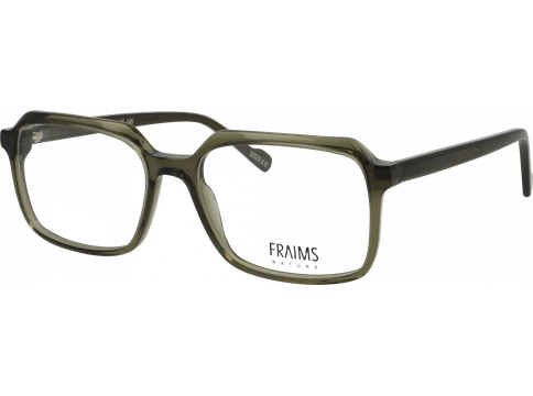 FRAIMS Brille Unisex FRAIMS NATURE 03-31140-02 Ylan, dunkelgrün glänzend