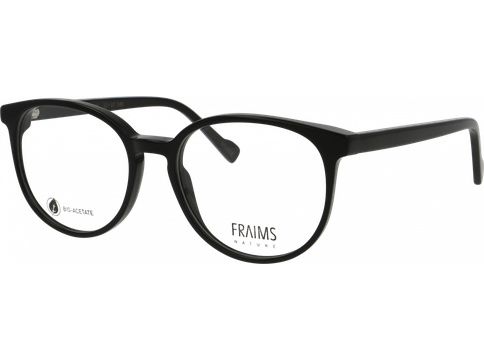 FRAIMS Brille Unisex FRAIMS NATURE 03-31120-01 Erika, schwarz glänzend