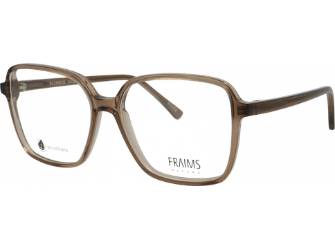 FRAIMS Brille Unisex FRAIMS NATURE 03-23000-01 Rose, Hellbraun transparent glänzend
