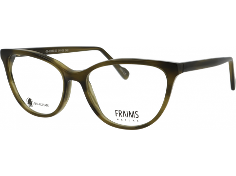 FRAIMS Brille Damen FRAIMS NATURE 03-41180-02 Ilva, oliv meliert