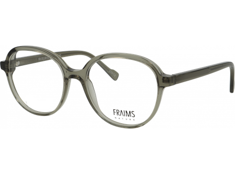 FRAIMS Brille Unisex FRAIMS NATURE 03-31130-01 Willow, oliv-grau Transparent