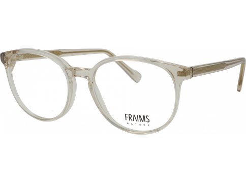 FRAIMS Brille Unisex FRAIMS NATURE 03-31120-04 Erika, transparent beige glänzend