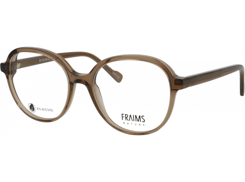FRAIMS Brille Unisex FRAIMS NATURE 03-31130-02 Willow, hellbraun Transparent