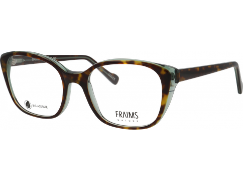 FRAIMS Brille Damen FRAIMS NATURE 03-31110-02 Hazel Havanna / Salbei transparent glänzend
